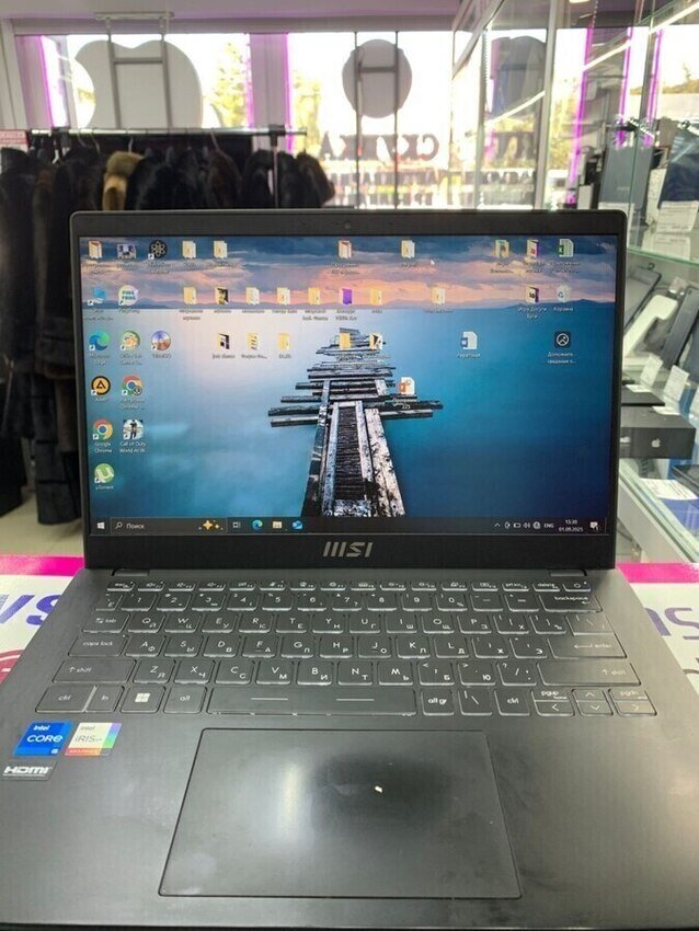 Ноутбук MSI /i5-1236U /Ram-8gb/ssd-512gb/Iris XE Graphics